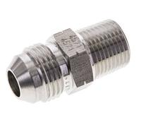 JIC Double Nipple UNF 3/4''-16 (Dash Size 8) x 3/8'' NPT Stainless Steel 210bar (2950.5psi)