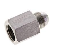 JIC Reducing Nipple G1/2'' Female x UNF 3/4''-16 (Dash Size 8) Male Stainless Steel 275bar (3863.75psi)