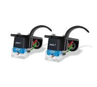 JICO OMNIA J44A 7 DJ IMP SD (2-Pack) Mounted on Black Jico Headshells