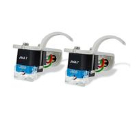 JICO OMNIA J44A 7 DJ IMP SD (2-Pack) Mounted on Silver Jico Headshells