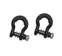 JicSuXi 2 Pieces D Shackles Truck Vehicle Tow Shackles Alloy Towing Accessories Winch Hooks Suitable for Recovery Operations Professi
