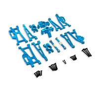JicSuXi Metal Rear Hubs Easy to Install Fit RC -Resistant Metal Steering Linkage Rod, Blue