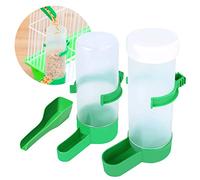 Jicyor 3PCS Bird Water Feederle Drinker Plastic Bird Feeder Dispensble Practical Automatic Drinking Water for Pet Bird Parrot Pigeon Feeding