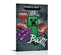 Jidadio A Minecraft Poster Movie Fantasy Comedy Film Vintage Posters for Room Aesthetic Canvas Wall Art Bedroom Decor24x36inch(60x90cm)