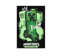 Jidadio A Minecraft Poster Movie Vintage Fantasy Comedy Film Posters for Room Aesthetic Canvas Wall Art Bedroom Decor24x36inch(60x90cm)