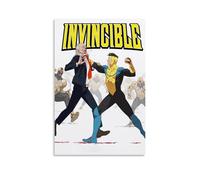 Jidadio Invincible Poster Tv Series Vintage Comic Music Posters for Room Aesthetic Canvas Wall Art Bedroom Decor12x18inch(30x45cm)