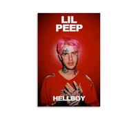 Jidadio Lil Poster Peep Music Vintage Rapper Singer Music Posters for Room Aesthetic Canvas Wall Art Bedroom Decor12x18inch(30x45cm)