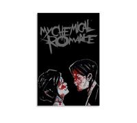 Jidadio My Chemical Poster Romance Music Vintage Rock Band Music Posters for Room Aesthetic Canvas Wall Art Bedroom Decor16x24inch(40x60cm)