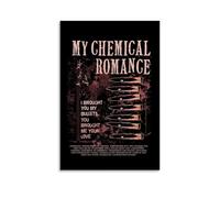 Jidadio My Chemical Poster Romance Music Vintage Rock Band Music Posters for Room Aesthetic Canvas Wall Art Bedroom Decor12x18inch(30x45cm)