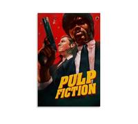 Jidadio Pulp Poster Fiction Movie Art Vintage Music Posters for Room Aesthetic Canvas Wall Art Bedroom Decor24x36inch(60x90cm)