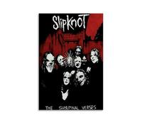 Jidadio Slipknot Poster Vintage Music Rock Band Music Posters for Room Aesthetic Canvas Wall Art Bedroom Decor16x24inch(40x60cm)