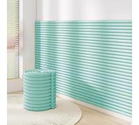 Jidanmian Padded Wall Panels Self-Adhesive,Wall Padding for Kids with Autism,DIY Peel and Stick Padded Wall Panels,Flexible Elasticity 3D Wall Paneling for Bedroom Playroom(Green,3 rolls)