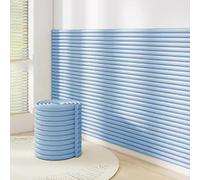 Jidanmian Padded Wall Panels Self-Adhesive,Wall Padding for Kids with Autism,DIY Peel and Stick Padded Wall Panels,Flexible Elasticity 3D Wall Paneling for Bedroom Playroom(Blue,3 rolls)