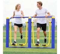 Jidanmian Walking Treadmills,Single/Double Outdoor Fitness Equipment,Pedal Exerciser,Training Arm Glute Leg Workout,Youth Sports Walking machine(Double)
