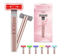 jidany Red Light Therapy for Face, 6 in 1 LED Light Therapy Equipment for Skin, Face Wand with Facial Massager, Skin Care Wand