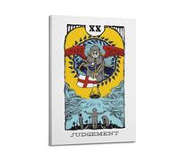 JIDUHON Angel And Figures in Cartoon Style Poster Modern Wall Art Canvas Aesthetic Decoration Painting 20x30inch(50x75cm) Frame-style