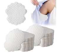 Jidyllic Armpit Sweat Pads,100 Pcs Armpit Sweat Stopper Sweat Pads Armpits Invisibles Disposable Self Adhesive Underarm Sweat Pads for Women and Men