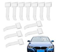 Jidyllic Car Parking Ticket Holder Clip,12 Pcs Windshield Ticket Holder Parking Ticket Holder Card Holder With Adhesive Transparent Parking Permit Holder for Car