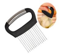 Jidyllic Onion Holder Slicer,Upgraded Stainless Steel Onion Holder for Slicing Meat Fruit Vegetable Cutter Slicer for Cutting Storage Vegetable Food Fruit Potato Avocados Eggs Meat