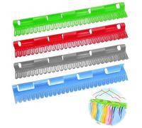 Jidyllic Sock Dryer,4 Pcs Portable Laundry Hooks Sock Holder Clothes Airer Washing Rack for Hat shoelace Towel Socks