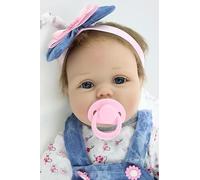 JIEBOTE Reborn Dolls 22 Inch 55 cm Soft Silicone Vinyl Handmade Real Life Reborn Baby Dolls Toddler Newborn Baby Reborn Babies Kit Xmas Gifts