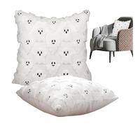 JIEBWCHA 2 Halloween Throw Pillow Covers Soft 45x45x2cm Halloween Ghosts Pillowcase Decorations For Fall Season Craft Enthusiasts Dormitory Office Bed Porch Living Room Children's Room Sofa