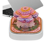 JIEBWCHA 3D Notepad Calendar, Tree House 3D Desk Pad, Tear Art Paper for Desk Planning Writing Study Advent Work Party Decor Home