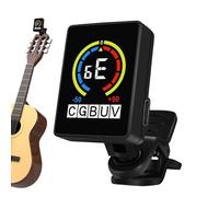 JIEBWCHA Acoustic Guitar Tuner - Electronic precise Bass Guitar Tuner - Portable Music Tuning Accessories for Travel, Lesson, Studio, Performance