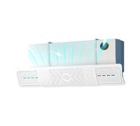 JIEBWCHA Air Conditioner Vent Deflector - AC Anti Direct Blowing Cover - No Drill Air Conditioner Deflector for Bathroom Bedroom Workplace Apartment Dormitory