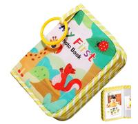 JIEBWCHA Baby Album Photo Book - Toddler Growth Photo Album | Soft Cloth Kids Memory Preservation Book for Family Reunion Photographers Enthusiasts New Parents