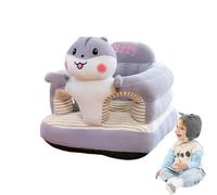 JIEBWCHA Baby Learning Chair, 45 * 45 * 45cm Baby Support Seat Sofa Chair Cover, Plush&PP Cotton to ddler Support Sofa, Soft Plush Animal Shaped - No Slip, for Children Boys & Girls