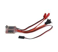 JIEBWCHA Bidirectional Brushed ESC Controller,Pack-and-Play Design Multi-level Current Adjustment | RC Car ESC,for Boat Underwater Propeller Tank RC Car
