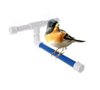 JIEBWCHA Bird Shower Bath Porme, Fish for Shower - Suction Cup Bird People Window Stand, Wall Standing Coupling Accessories for Parrots for Parrots