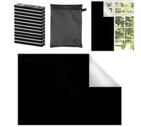 JIEBWCHA Blackout Roller Blind 14.5x30.0cm 420D Oxford Cloth Magnetic Blackout Cover For, Curtain For Travel, Cinema, Balcony, Office, Rental Apartment, Classroom, Pendant, Theaters