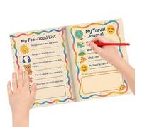 JIEBWCHA Children's Planner - Children's Diary for Study and Daily Plans | Creative Planner with Designs for Study, Program, School, Home, Travel, Family, Camping and Lessons