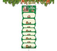 JIEBWCHA Christmas Card Holders | with 10 Slots Stocking Stuffers - Folding Christmas Money Booklet - for Birthday Party Family Gathering Valentines Boys Girls Men Women Mom Dad