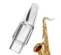 JIEBWCHA Clear Saxophone Mouthpiece | Saxophone Mouthpiece Attachment, Wind Instrument Accessories for Professionals, Enthusiasts, Teachers and Beginners