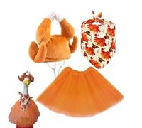 JIEBWCHA Clothes for Porch Geese - Decoration Accessories - Headwear Tutu Bib Accessories Statue Autumn Art Decoration Garden for Outdoors Yard Events Parties Public Parks
