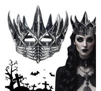 JIEBWCHA Crow | Crow Queen Costume - Gothic Headpiece Costume Accessory for Birthday, Halloween, Prom, Cosplay Party, Stage Performance