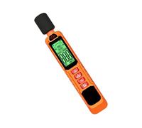 JIEBWCHA Decibel Meter | Real-Time Handheld Backlit LCD Screen,Digital Noise Sound Level Meter - for Classroom Home Factory Basement Nighttime Construction
