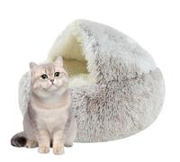 JIEBWCHA Dog Cave Bed,Universal Calming Dog Bed - Machine Washable Pet Cave, Cat Small Pet Removable for Winter Large Dogs Kitten Cats
