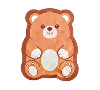 JIEBWCHA Dog Cooling Mat,Water Filling Sleeping Cushion - Scratch-proof Bear Shape Self Cooling Pet Mat 30x38x2cm,for Small Medium Large Dog Kitten Crate Kennel Floor Sofa Home Travel