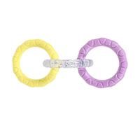 JIEBWCHA Dog Pull Toy, Dog Ring Toy, Tug of War Toy for Dogs, Indestructible Rings, Training Device, Interactive 3 Rings, Toothproof, Bite-Resistant Forcing Dog Toy for the