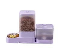 JIEBWCHA Electric Cat Feeder | Dog Food Dispenser Automatic Feeder | Stainless Steel Bowl Large Capacity Container, Dog Accessories Pet Supplies for Feeding Watering