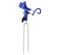 JIEBWCHA Fishing Rod Holder for Ground,360-degree Rotation Shore Pole Holder | Trolling Accessories Organizer for Men Women Bass Catfish Night Pontoon Pier