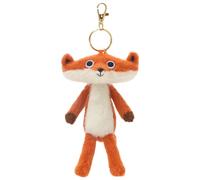 JIEBWCHA Fox Plush Tortal, Soft Keychain | 6 Inch Car Charms for Funny Car | Hanging Decoration for Home Ornaments, Fashion Accessory for Home Car
