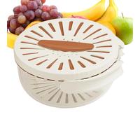 JIEBWCHA Fruit Washing Bowl, 2-in-1 Stackable Foldable Kitchen Aid, Vegetable Washing Basket with Fruit Drainer | For Home Kitchen Fridge Worktop Storage Cabinet