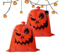 JIEBWCHA Halloween Leaf Bags, Decorative Waste Bags for Garden, Flat Packed, Halloween Waste Organiser, Autumn Decoration for Garden, Patio, Paths, Outdoor Use