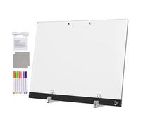 JIEBWCHA LED Drawing Board, Doodle Notepad with 7 Color Lighting, LED Writing Tablet for Kids, for Home School Classroom Nursery Kindergarten Party Meeting and Travel