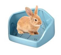 JIEBWCHA Litter Box, Pet Litter for Cage - Bunny Litter Box with Corner Cage Toilet Tray | Small Pet Potty Shaped